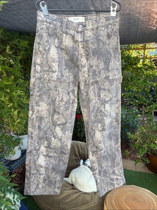 Hollister Other - Hollister Men's Gray Camouflage-Print Carpenter Pants, Size 31X30